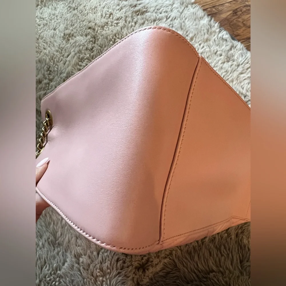 Authentic Gucci Marmont Apollo Chevron Tote Shoulder Crossbody Bag - Picture 10 of 15